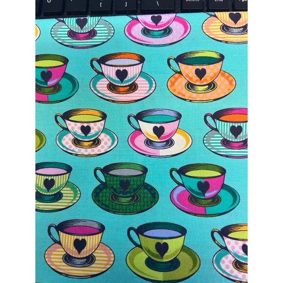 Tula Pink Curiouser & Curiouser  Dreamer "Tea Time"    1  yard - Picture 1 of 2